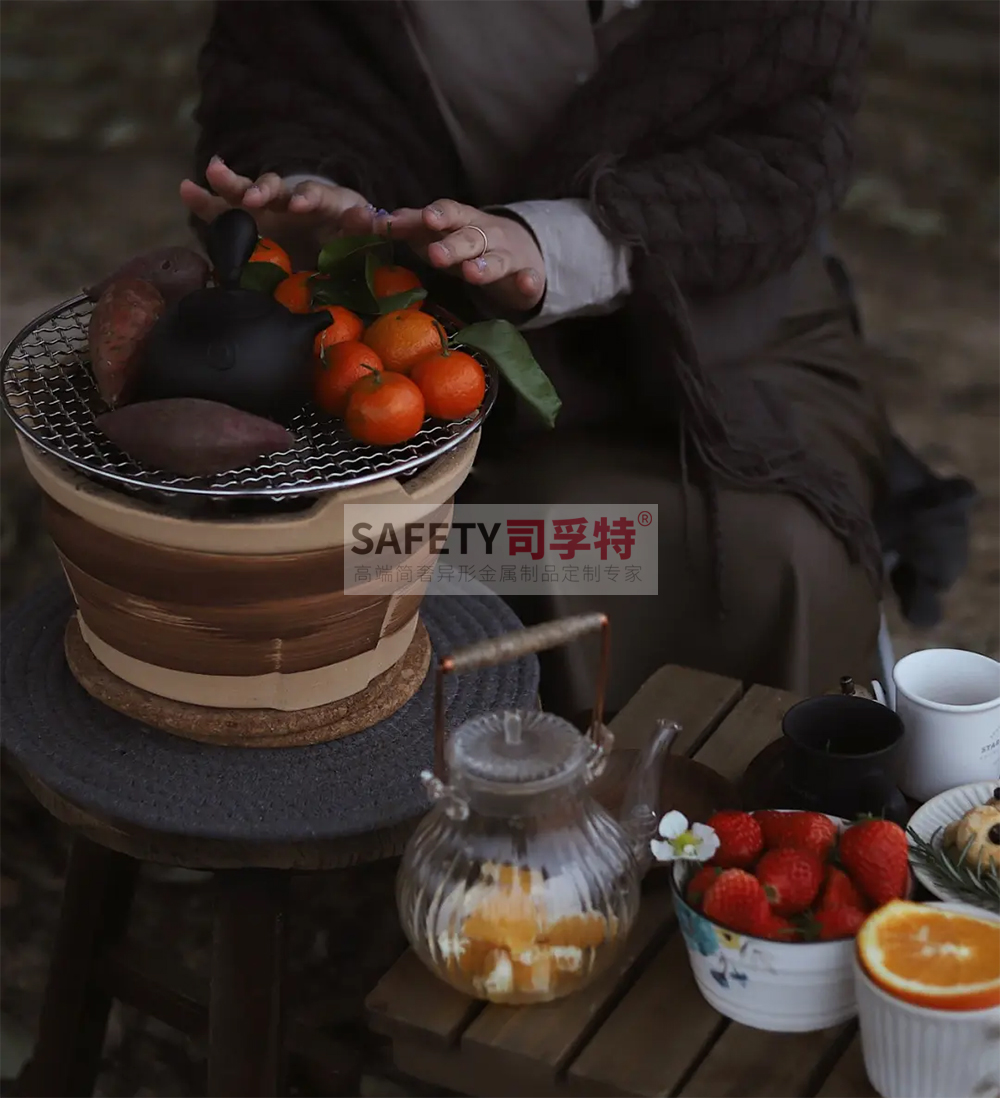 圍爐煮茶小貼士：火災、中毒、燙傷需防范[精制鋼圍爐茶桌](圖3)